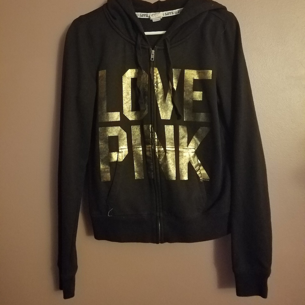 PINK zip up sweatshirt